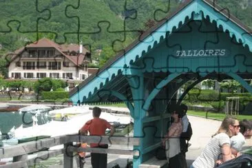 Boat Dock, Lake Annecy, France