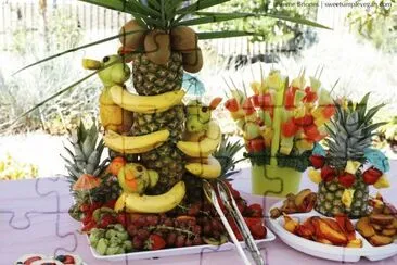 Summer Fruit Party Table