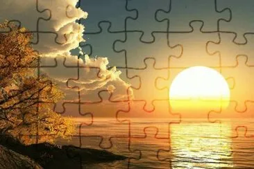 por de sol jigsaw puzzle