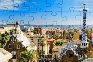 Parque Guell - Barcelona jigsaw puzzle