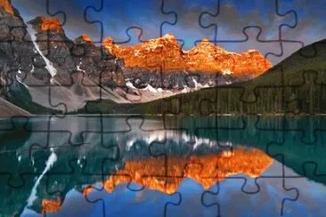 montaÃ±as doradas jigsaw puzzle