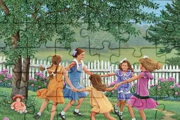 Ring Around the Rosie jigsaw puzzle