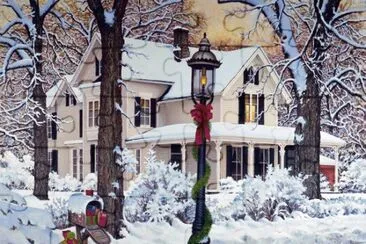 Christmas Homestead jigsaw puzzle