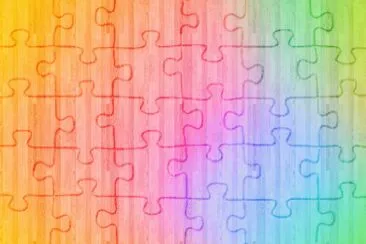 rainbow jigsaw puzzle