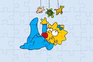 Maggie Simpson jigsaw puzzle