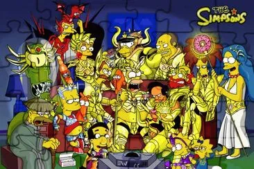 Los Simpson jigsaw puzzle