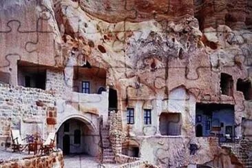 Cuevas hechas casas en Guadix-Granada