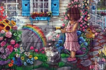 Wishing You a Rainbow jigsaw puzzle