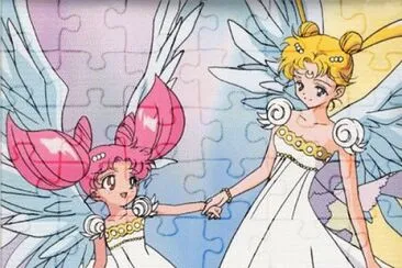 Bunny e Chibiusa jigsaw puzzle