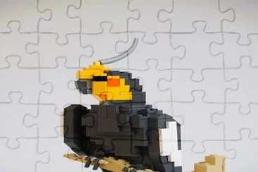 Coleccion De Figuras Creadas Con Los Pupolares Bloques De Construccion  De LEGO jigsaw puzzle