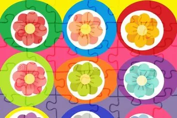 multicolor jigsaw puzzle