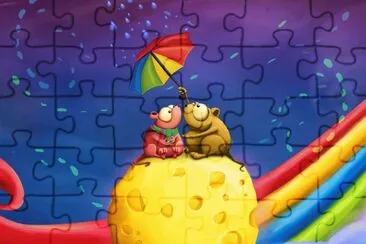 Bunt jigsaw puzzle