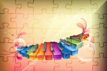 Bunt jigsaw puzzle