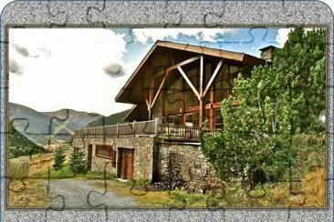 פאזל של CASA SITUADA EN LA VALL D INCLES - ANDORRA