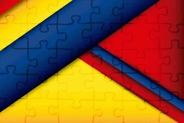 Abstraction Colorful jigsaw puzzle