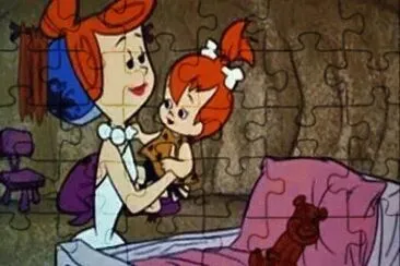 Vilma con Pebbles