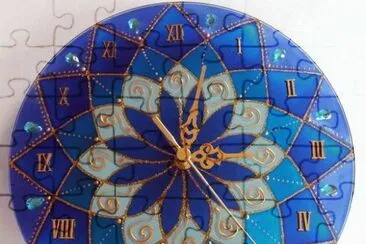 Clock Mandala jigsaw puzzle