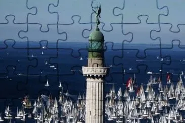 Victory Lighthouse and Barcolana Regata jigsaw puzzle