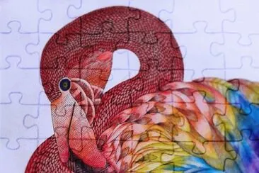 Colored Bird jigsaw puzzle