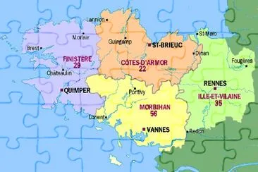 mapa de bretagne