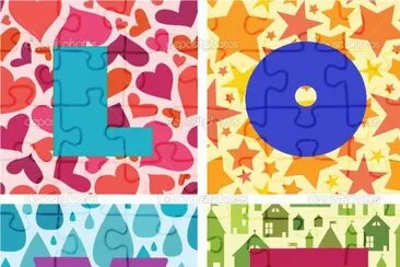 multicolor jigsaw puzzle