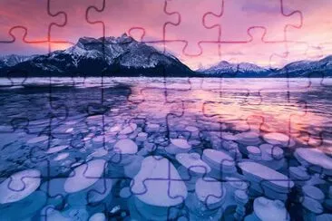 Abraham Lake Canada jigsaw puzzle