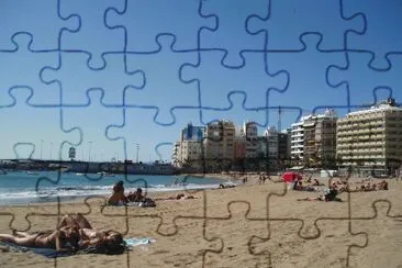 Playa de Las Canteras. Las Palmas de GC