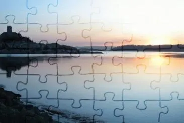 Watery Sunset jigsaw puzzle