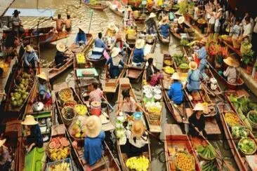 Floating Markets jigsaw puzzle