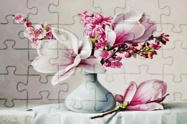 jarrÃ³n de flores 2 jigsaw puzzle