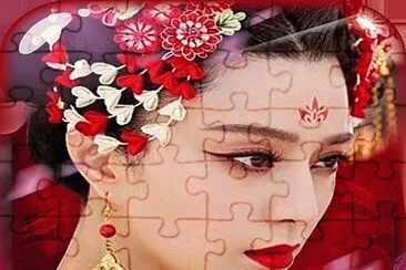 rostro japones jigsaw puzzle