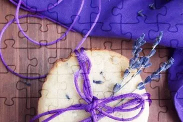 Lavender White Chocolate Cookie jigsaw puzzle