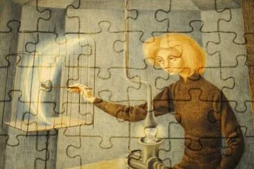 Remedios Varo, Papilla Estelar (1958) jigsaw puzzle