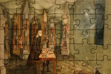 Remedios Varo, RevelaciÃ³n o El Relojero (1955) jigsaw puzzle