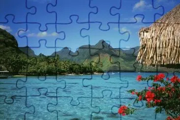 Bora Bora, Polinesia Francesa jigsaw puzzle