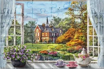 desde la ventana jigsaw puzzle