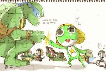 keroro gunso feat teenage turtles