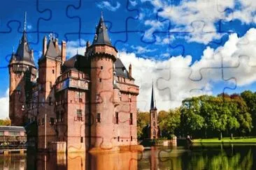 Castillo Haar, PaÃ­ses Bajos jigsaw puzzle