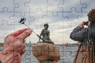 La Sirenita, Copenhague por Rich McCor jigsaw puzzle