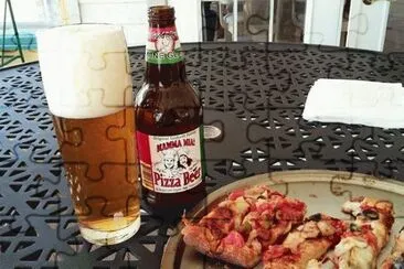 פאזל של Cerveza sabor Pizza