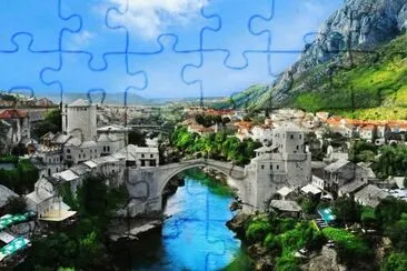 פאזל של bosnia_and_herzegovina_mostar_old_town_mostar_natu