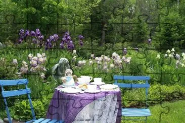 Pretty Garden Tea Setting