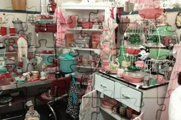 פאזל של Retro Kitchenware Display