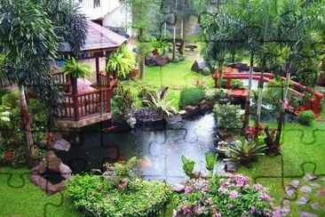 פאזל של Amazing Backyard Landscaping