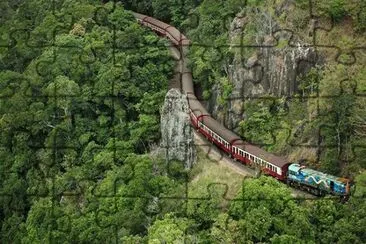 Tren de Cairns a Kuranda 2, 1981, Australia jigsaw puzzle