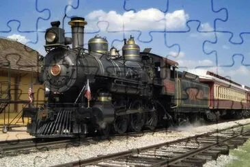 Tren de Grapevine, 1896, Texas, USA jigsaw puzzle