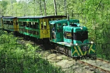 Tren de Port Stanley, Ontario, CanadÃ¡ jigsaw puzzle