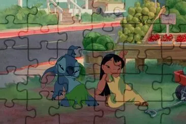 פאזל של lilo   stitch