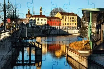 la darsena Milano jigsaw puzzle