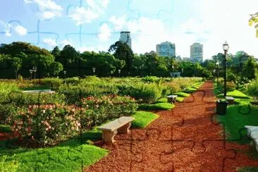 El Rosedal. Ciudad de Buenos Aires. Argentina jigsaw puzzle